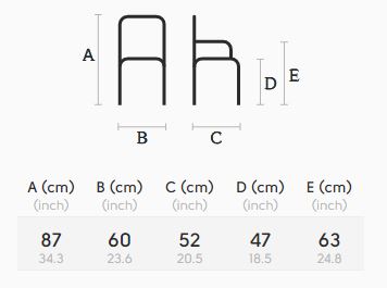 Sedia-Nuvola-Midj-PB-R-CU-dimensioni