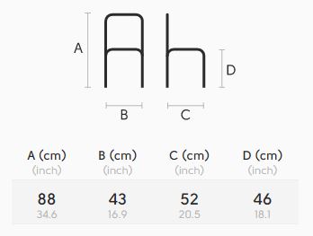 Sedia-Silvy-Midj-Sb-R-TS-dimensioni