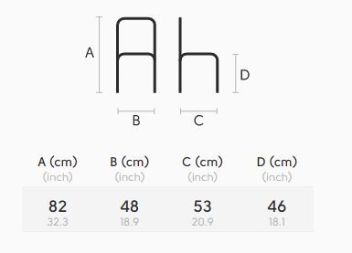 Sedia-Soffio-Midj-Sb-R-TS-dimensioni