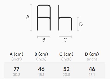 Sedia-Trampoliere-Midj-OUT-S-M-dimensioni