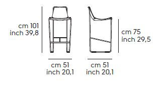 Sgabello-Apelle-H75-M-CU-midj-dimensioni