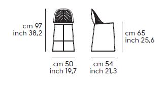 stool-Guapa-Midj-H65-M-CU-dimensions
