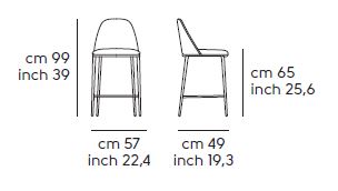 stool-Lea-Midj-H65-M-TS-dimensions