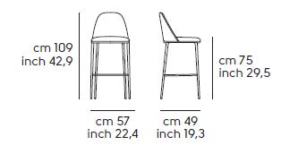stool-Lea-Midj-H75-M-TS-dimensions