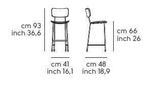 stool-Master-Midj-H65-M-LG-dimensions
