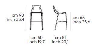 stool-Ola-Midj-H65-M-CU-dimensions