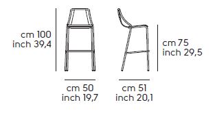 stool-Ola-Midj-H75-M-dimensions
