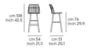 stool-Strike-Midj-H75-L-S-dimensions