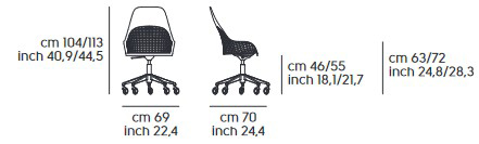 chair-Guapa-Midj-DPB-M-CU-dimensions