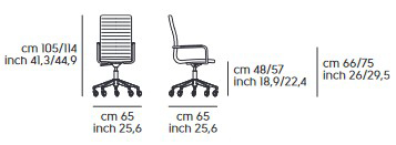 chaise-Star-Midj-DPA-TS-dimensions