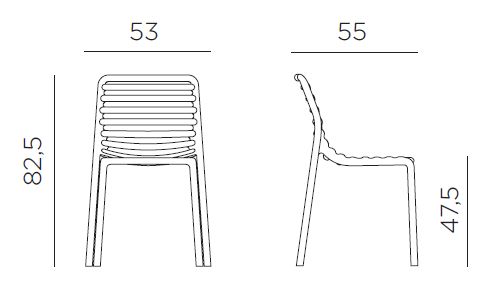 chaise-dogabistrot-nardi-dimensions