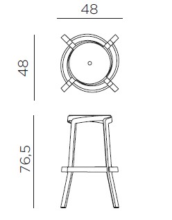 StackMaxi-stool-Nardi-dimensions