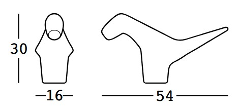 Bomm-élément décoratif-dimensions