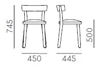 Folk-chaise-Pedrali-dimensions