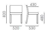 glam-chaise-pedrali-dimensions