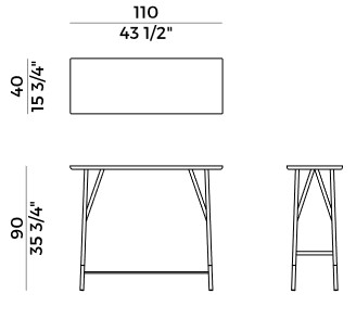 Wood_Y Potocco Console sizes