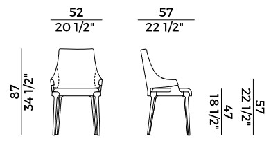 Velis Potocco chair sizes