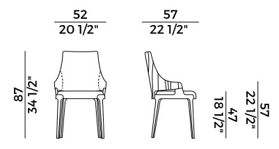 Velis W Potocco Chair sizes