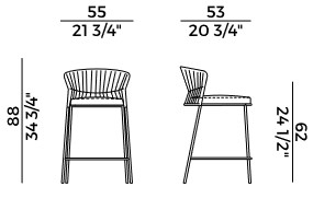 Ola Potocco stool sizes
