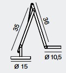 lampe-de-table-string-rotaliana-dimensions