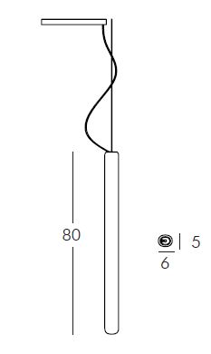 lampada-stilettoy-slide-dimensioni