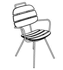 sedia-ribs-slide-dimensioni