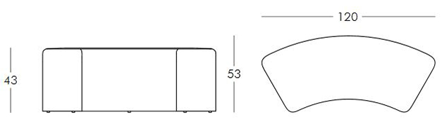 asiento-modular-soft-snake-slide-dimensiones