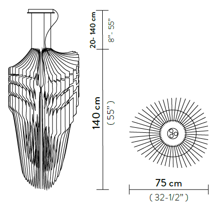 LampadaSospensione-Avia-Slamp-DimensioniXL