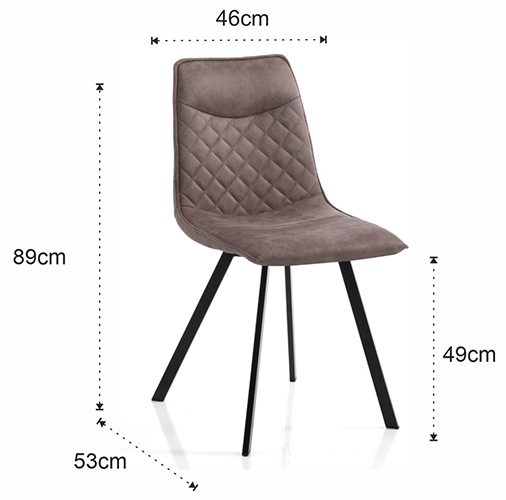 Diamond Tomasucci Chair Dimensions