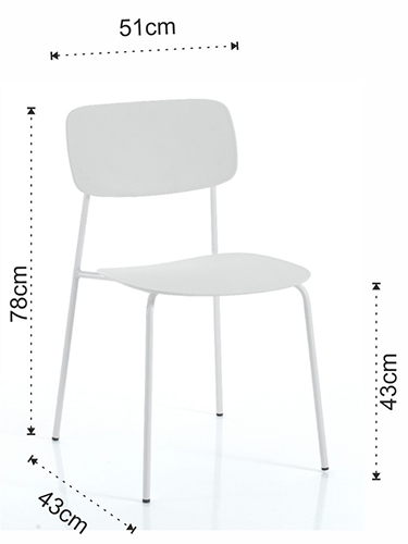 Dimensions de la chaise Primary Tomasucci