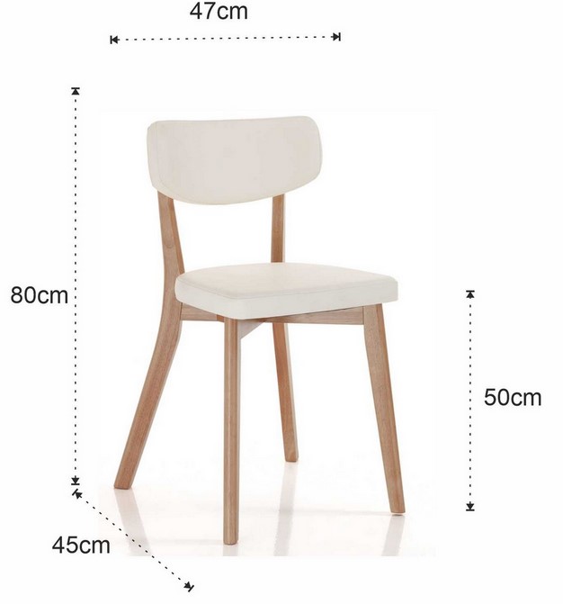Dimensiones de la silla Varm Evolution Tomasucci
