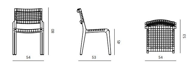 Sedia Synthesis Unopiù dimensione