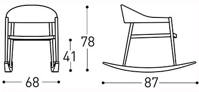 fauteuil- berçante-clever-varaschin-dimensions