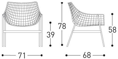 fauteuil-lounge-summer-set-varaschin-dimensions