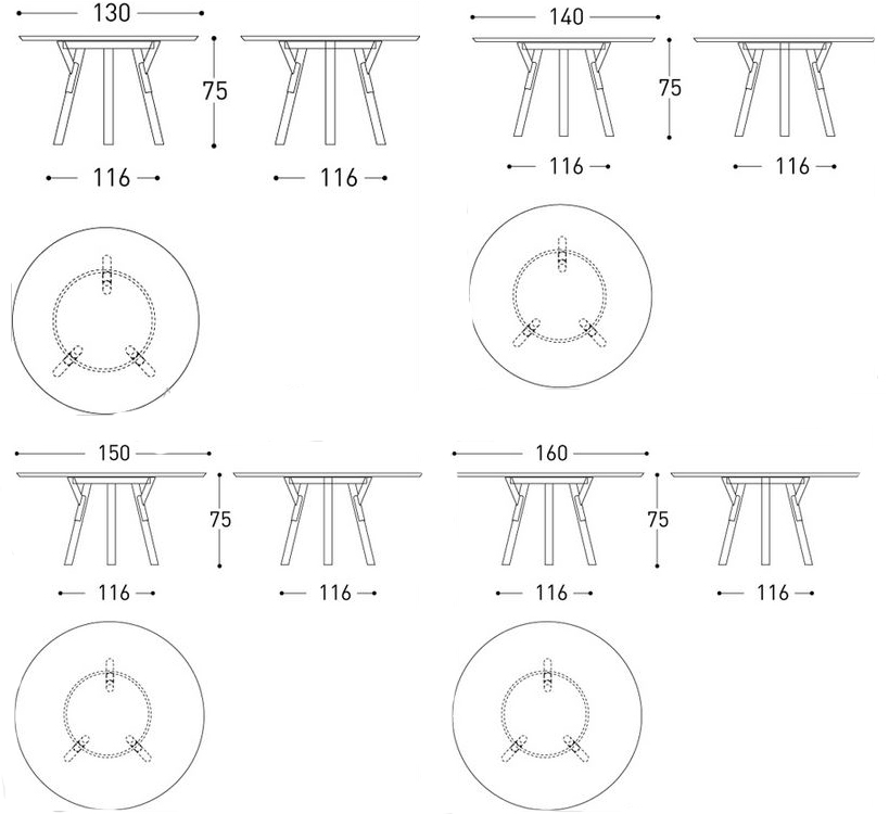 tavolo-link-tondo-varaschin-dimensioni