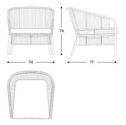 fauteuil-Cricket-Varaschin-dimensions