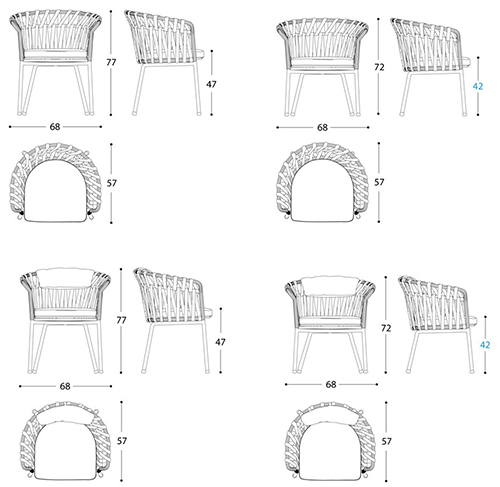 fauteuil-Emma-Cross-Varaschin-dimensions