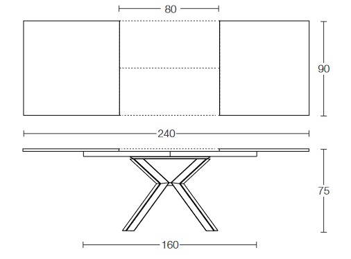 table-giada-altacom-dimensions