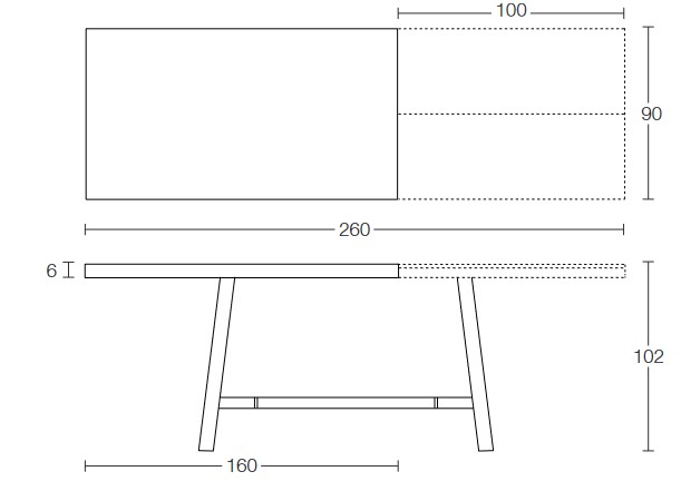 Pick-Up-160-table-altacom-dimensions