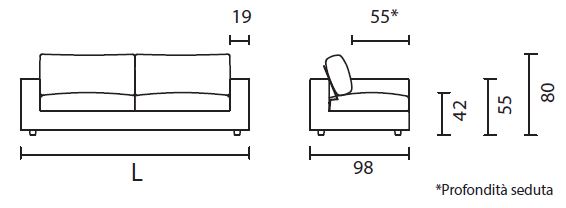 Sunset-Bontempi-eckiges-sofa-mitchaiselongue-größe