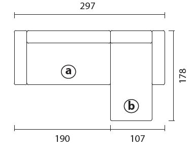ZenitWallComp2-sofa-angulaire-Bontempi-dimensions