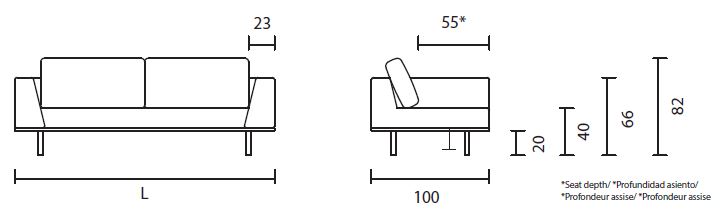 dakota-sofa-angular-Bontempi-dimensiones