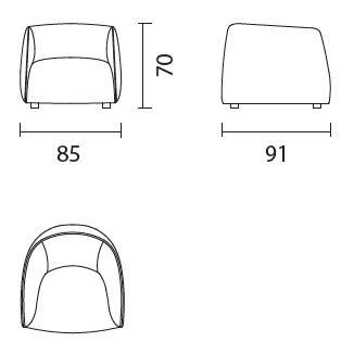 Kodi-fauteuil-fix-Bontempi-dimensions