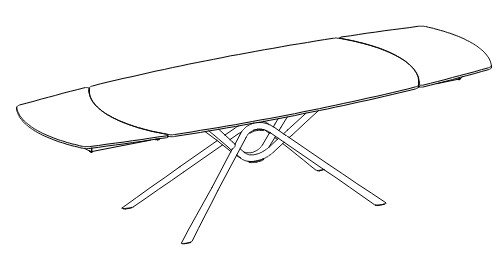 table Hunter 54.89 dimensions