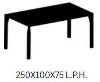 table-mirage-53.05-bontempi-dimensions