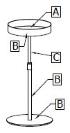 table-basse-lift-bontempi-structure