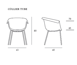 chaise-Collier-Tube-Casprini-dimensions