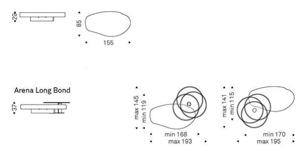 table-basse-arena-long-cattelan-dimensions