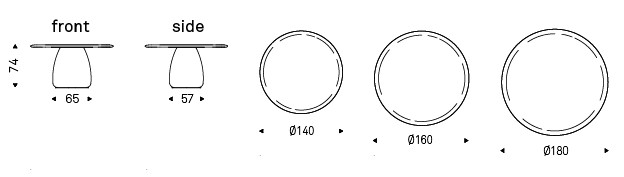 tavolo-Botero-argile-cattelan-dimensioni