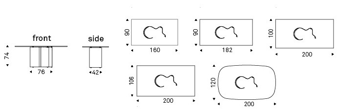 tisch-papelito-glass-cattelan-abmessungen